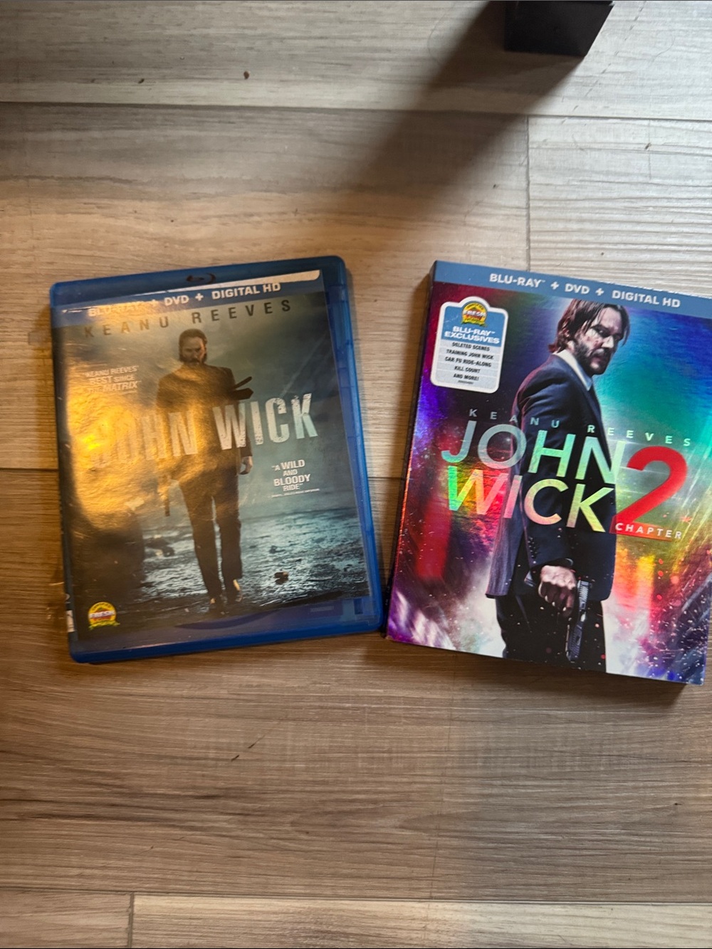John Wick 2 Blu-ray + DVD - Keanu Reeves (Colorful Cover)
